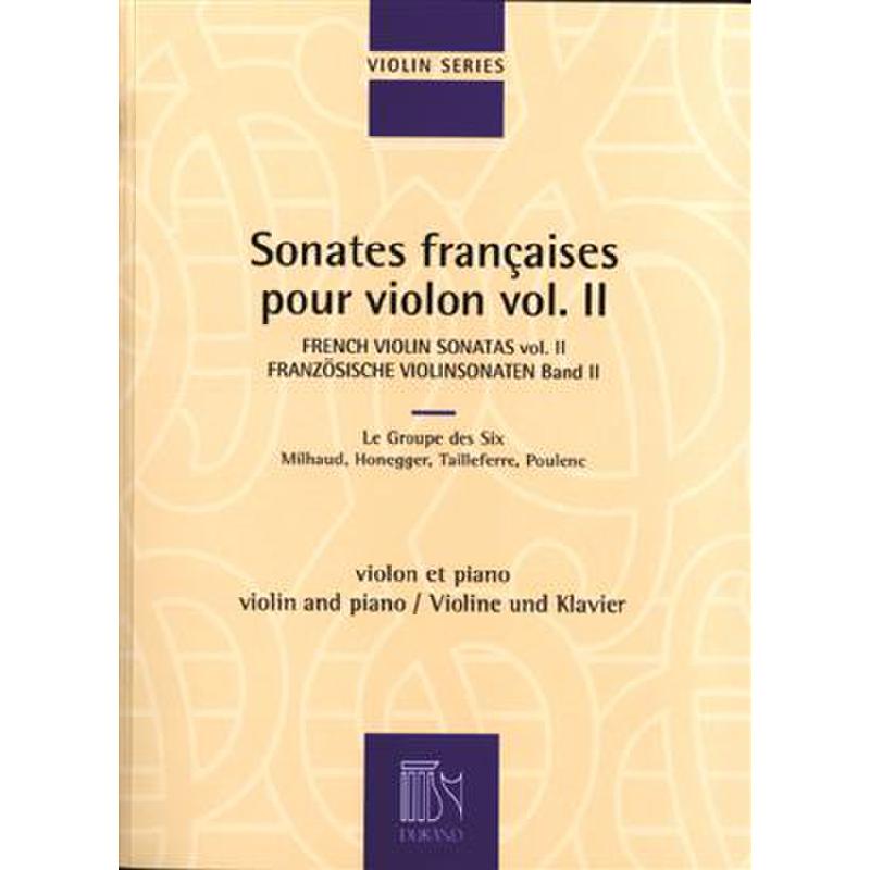 Titelbild für DF 15791 - Sonates francaises 2