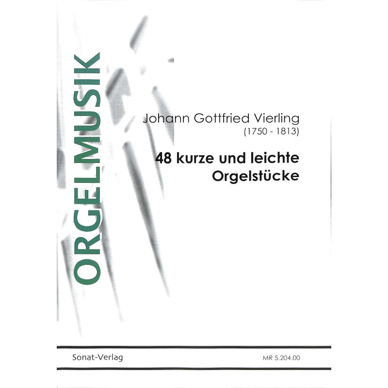 Titelbild für RINATA 5204-00 - 48 KURZE UND LEICHTE ORGELSTUECKE