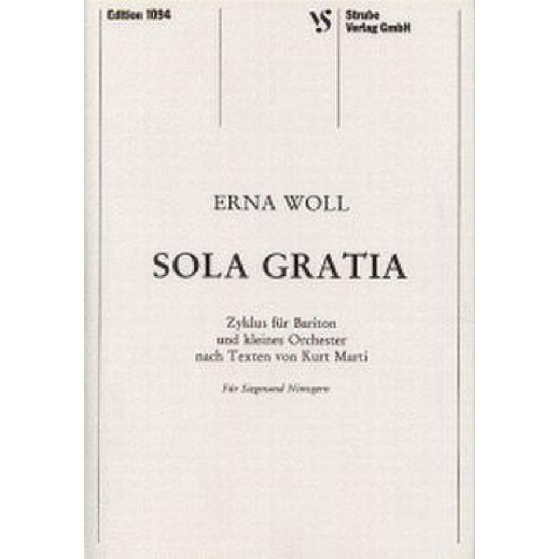 Titelbild für VS 1094 - SOLA GRATIA - ZYKLUS - GES-M (BAR) ORCH