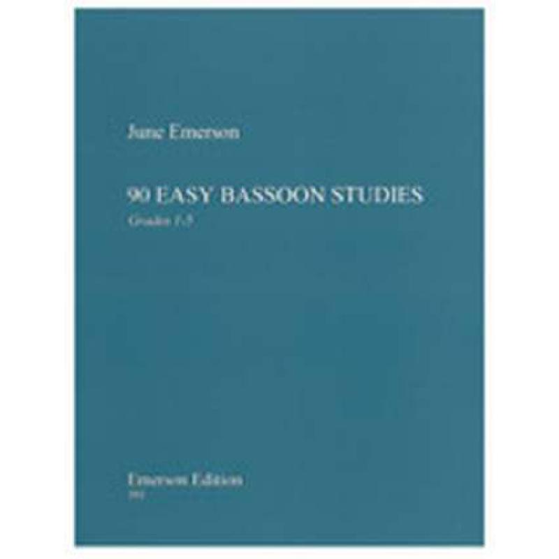 Titelbild für EMERSON 393 - 90 EASY BASSOON STUDIES