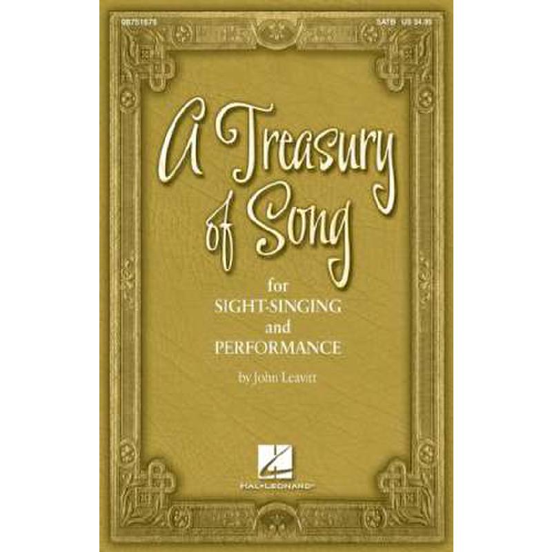 Titelbild für HL 8751678 - A TREASURY OF SONG FOR SIGHT SINGING AND PERFORMANCE