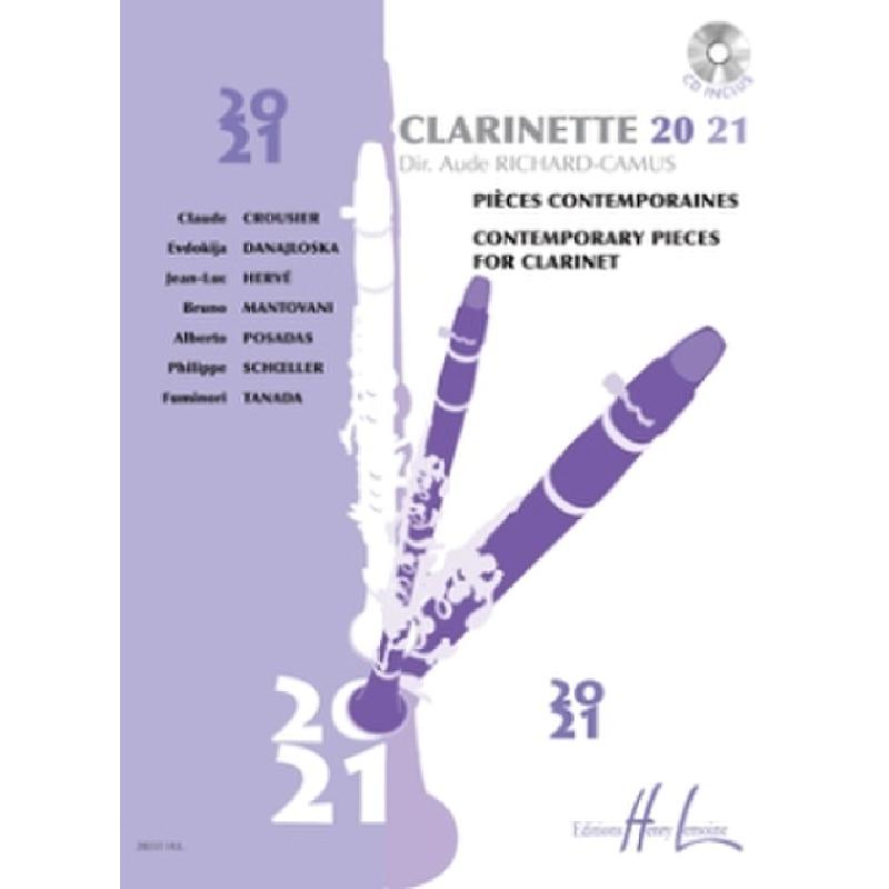 Titelbild für LEMOINE 28331 - CLARINETTE 20-21 - PIECES CONTEMPORAINES