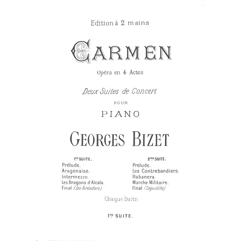 Titelbild für ACF 6434 - Carmen Suite 1 (2 suites de concert)