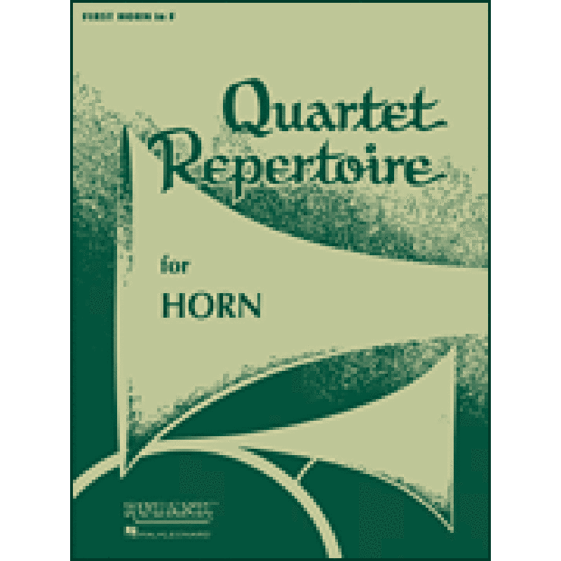 Titelbild für HL 4473900 - QUARTET REPERTOIRE