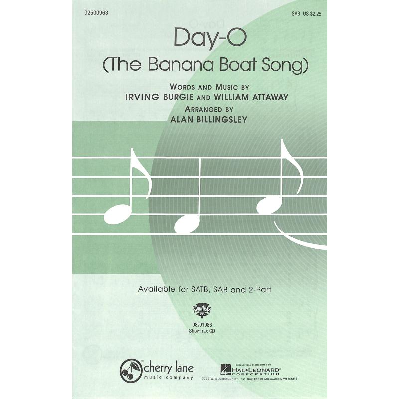 Titelbild für HL 2500963 - DAY O - THE BANANA BOAT SONG
