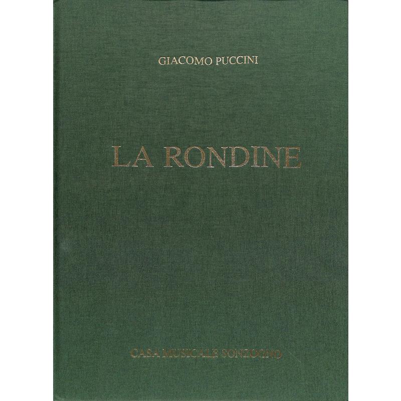 Titelbild für SONZOGNO 2022-14 - LA RONDINE