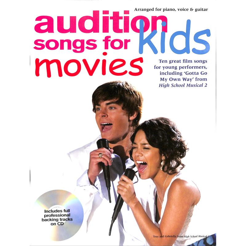 Titelbild für MSAM 991452 - AUDITION SONGS FOR KIDS - MOVIES