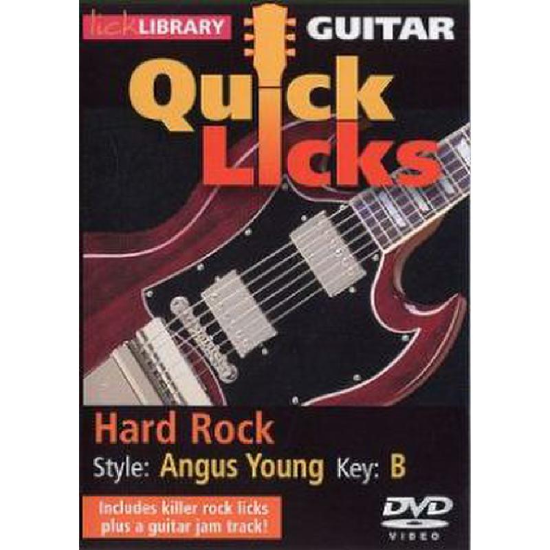 Titelbild für RDR 0260 - GUITAR QUICK LICKS - HARD ROCK
