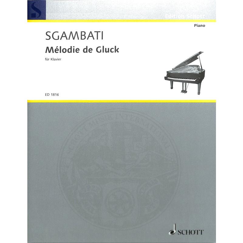 Titelbild für ED 1816 - MELODIE DE GLUCK