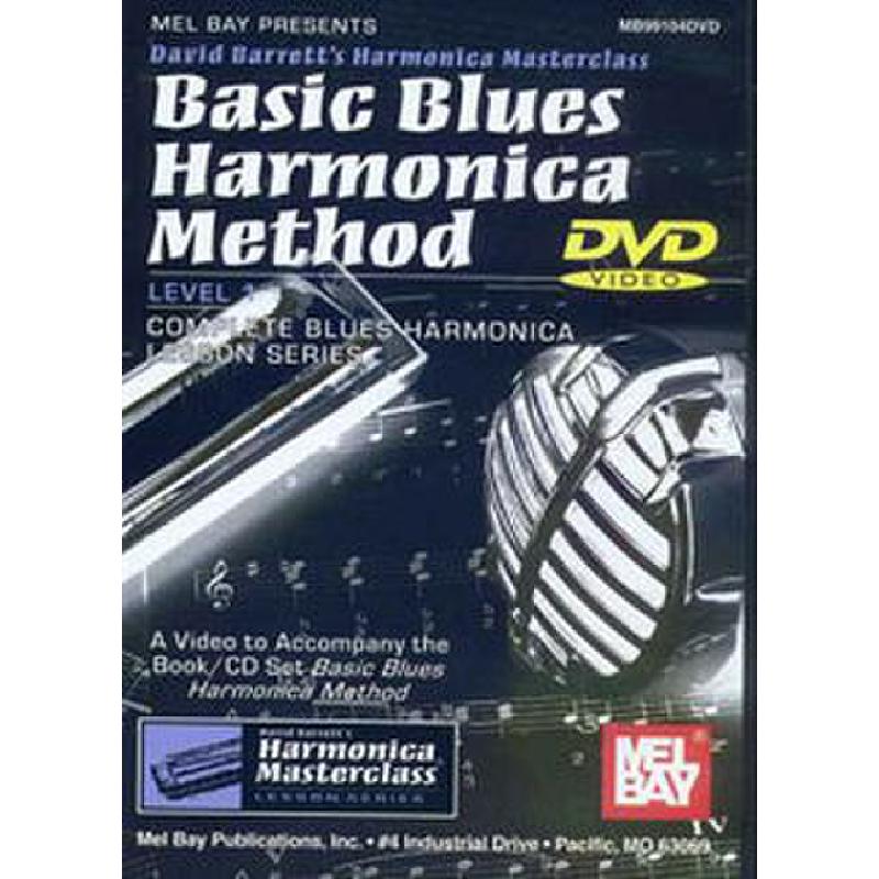 Titelbild für MB 99104DVD - BASIC BLUES HARMONICA METHOD 1