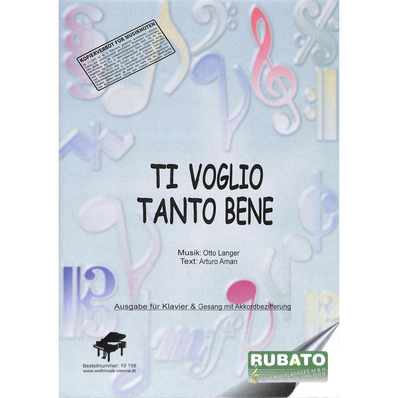 Titelbild für WM 10156 - TI VOGLIO TANTO BENE