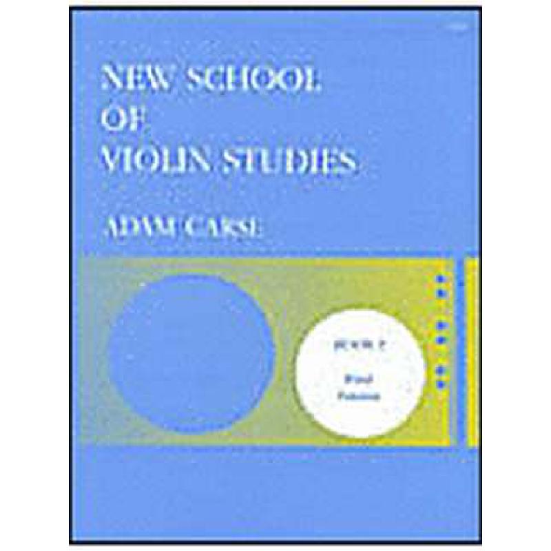Titelbild für STAINER 5642B - NEW SCHOOL OF VIOLIN STUDIES 2