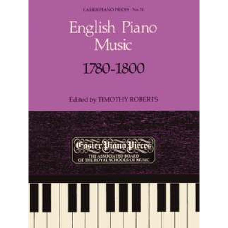 Titelbild für 978-1-85472-278-2 - English piano music 1780-1800