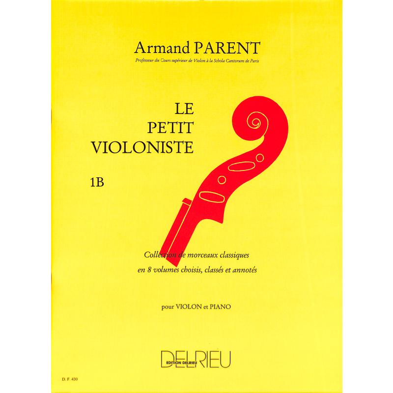 Titelbild für DELRIEU 430 - LE PETIT VIOLONISTE 1B