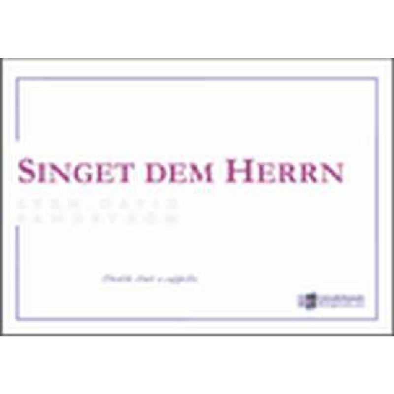 Titelbild für GEHRMAN 10577 - SINGET DEM HERRN