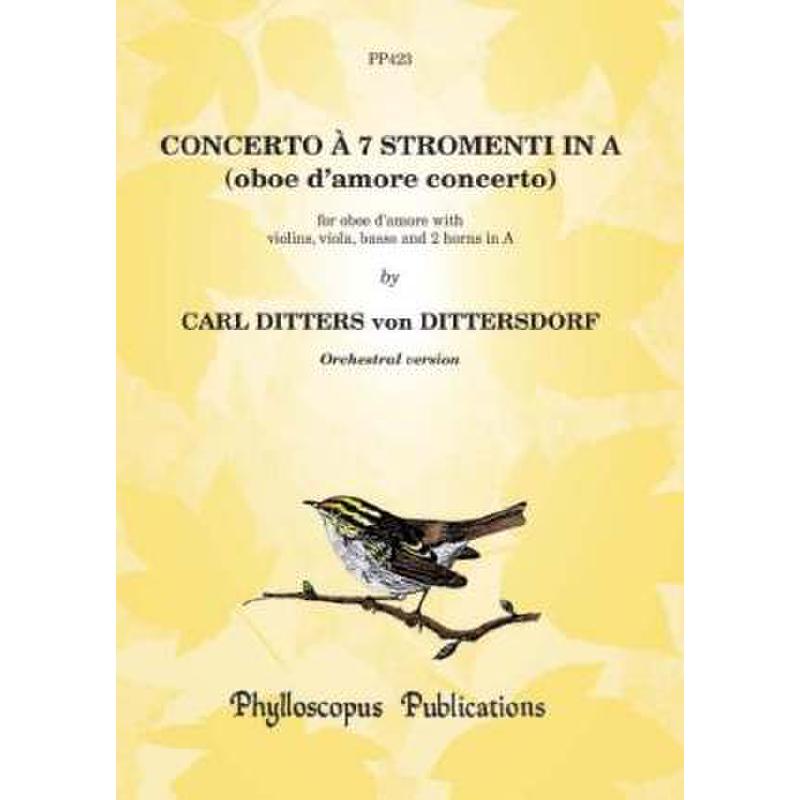 Titelbild für PHYLL -PP423 - CONCERTO A 7 STROMENTI IN A