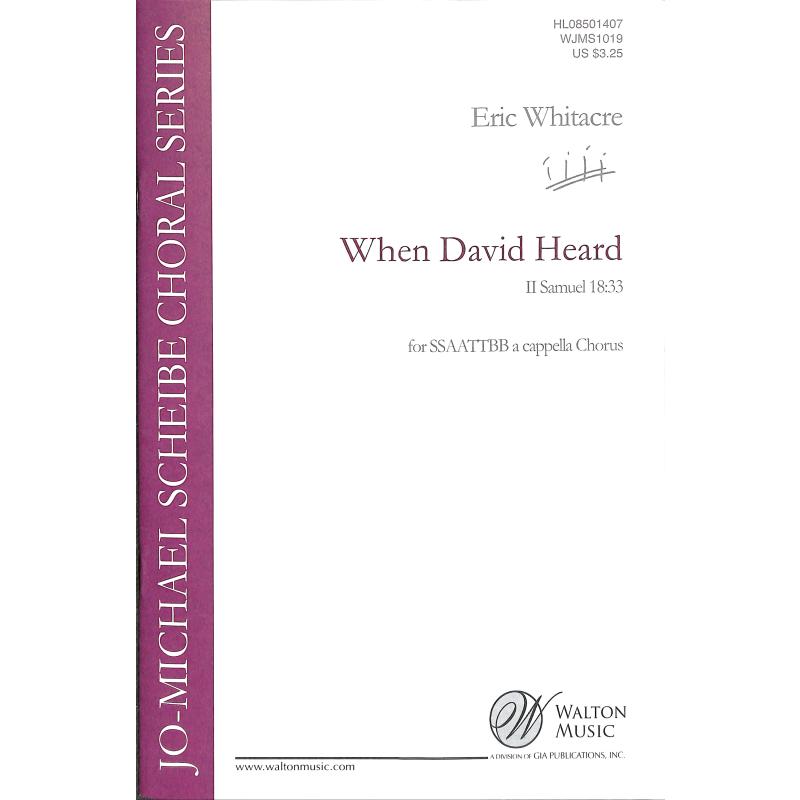 Titelbild für HL 8501407 - WHEN DAVID HEARD