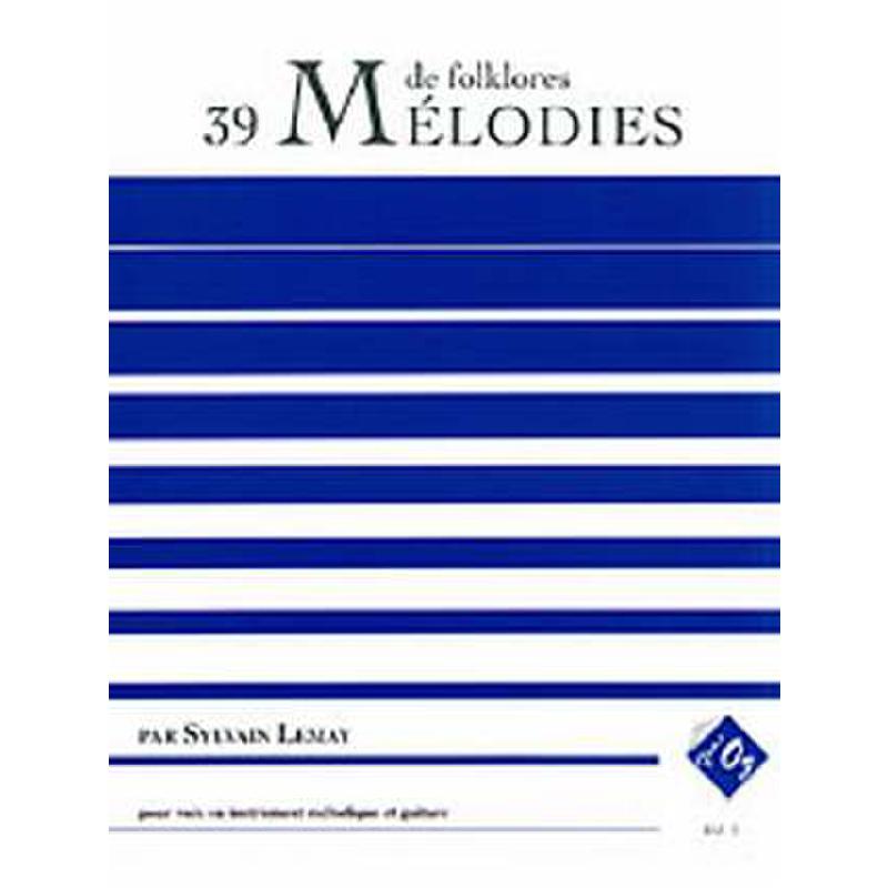 Titelbild für DOZ 003 - 39 MELODIES DE FOLKLORES
