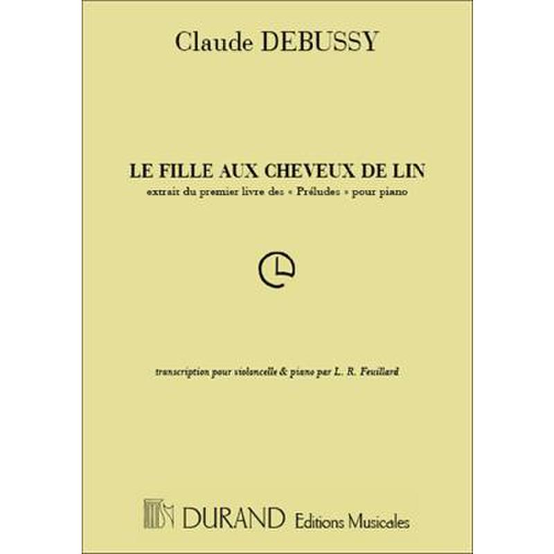 Titelbild für DD 11370 - La fille aux cheveux de lin (Preludes 1 Nr 8)