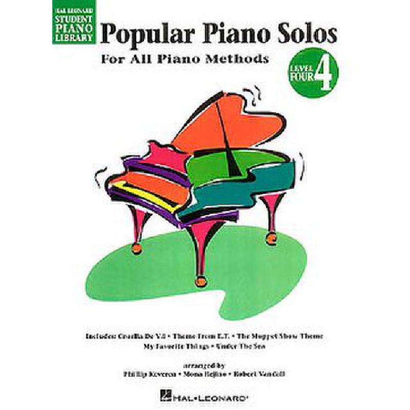 Titelbild für HL 296053 - POPULAR PIANO SOLOS 4
