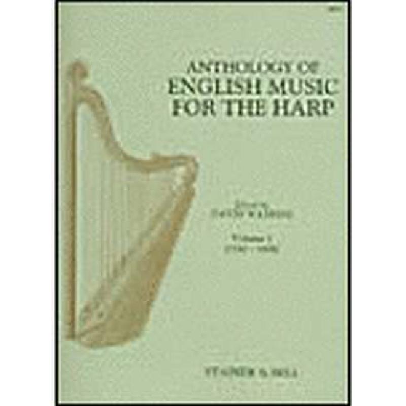 Titelbild für STAINER -H139 - ANTHOLOGY OF ENGLISH MUSIC FOR THE HARP 1 (1550-1650)