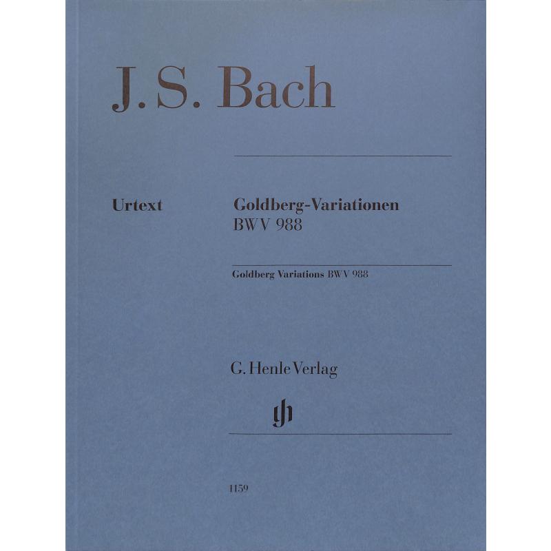Titelbild für HN 1159 - GOLDBERG VARIATIONEN BWV 988