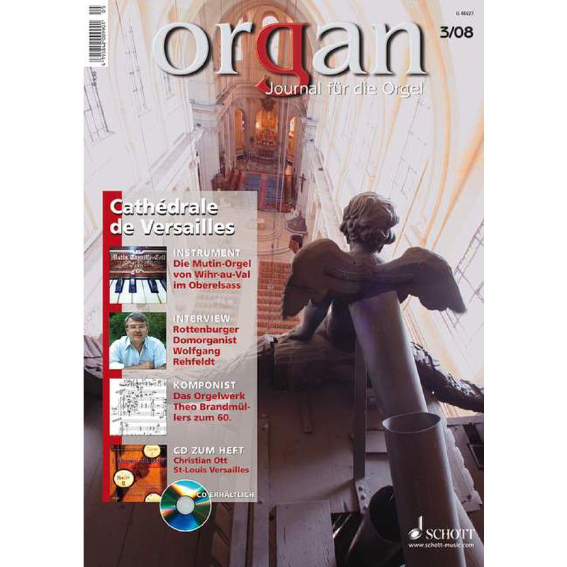 Titelbild für ORGA 200803 - ORGAN - JOURNAL FUER DIE ORGEL 3/2008