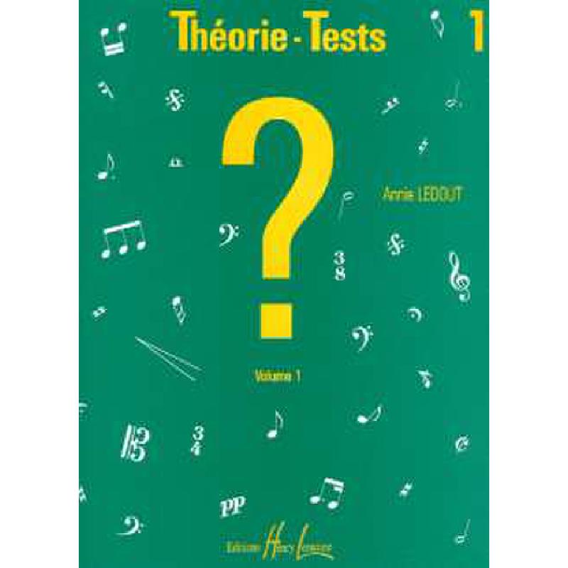 Titelbild für LEMOINE 25411 - THEORIE TESTS 1