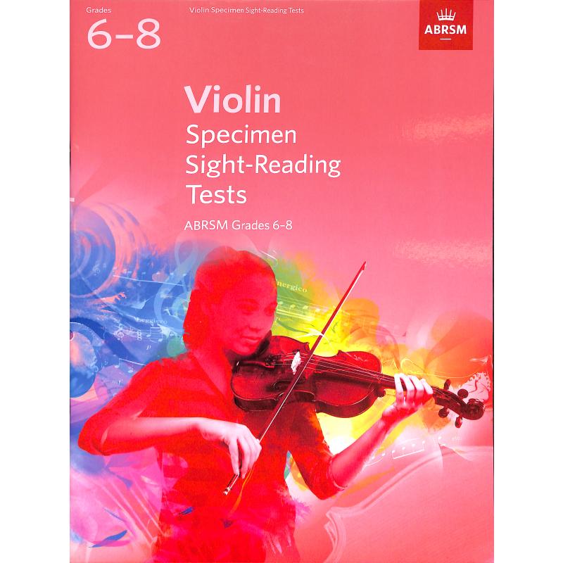 Titelbild für 978-1-84849-347-6 - Specimen sight reading tests 6-8