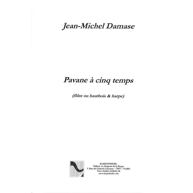 Titelbild für HARPOS 11498 - PAVANE A CINQ TEMPS