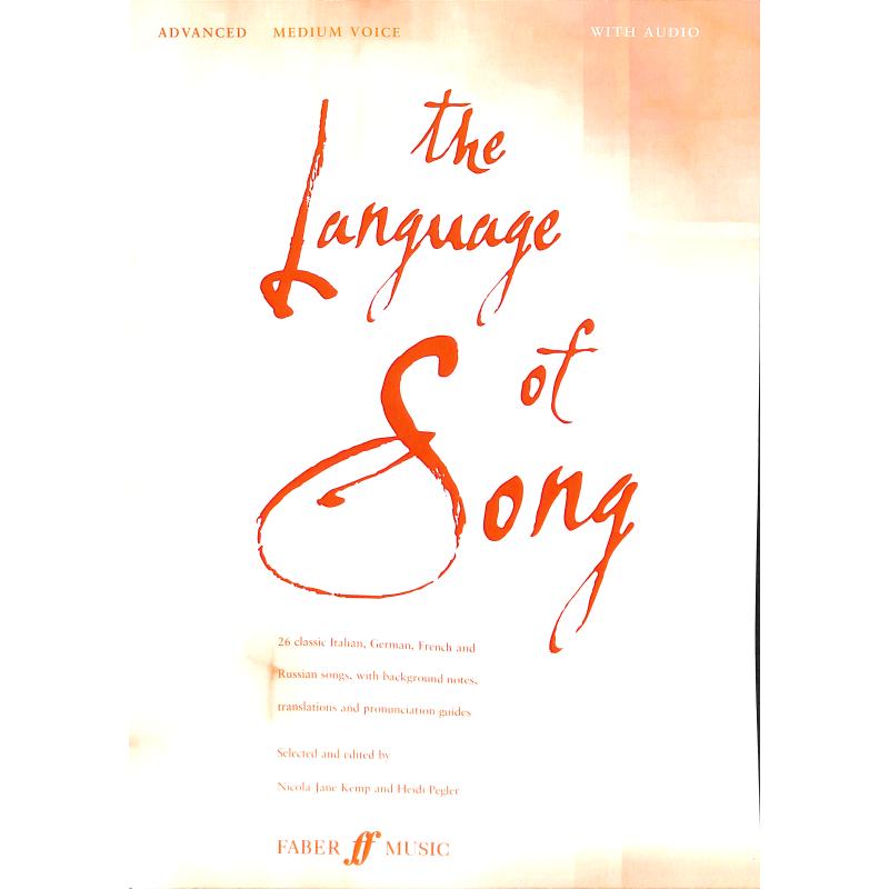 Titelbild für ISBN 0-571-53076-1 - THE LANGUAGE OF SONG - ADVANCED