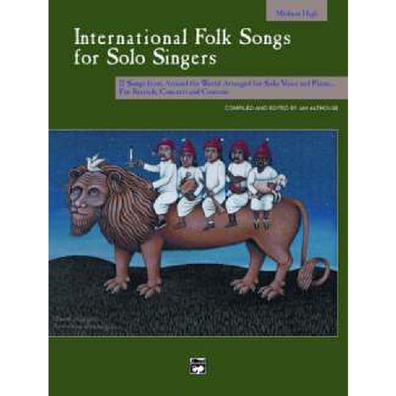 Titelbild für ALF 16959 - INTERNATIONAL FOLK SONGS FOR SOLO SINGERS - MEDIUM HIGH VOICE