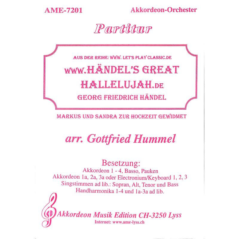 Titelbild für AME 7201-P - WWW.HAENDEL'S GREAT HALLELUJAH.DE