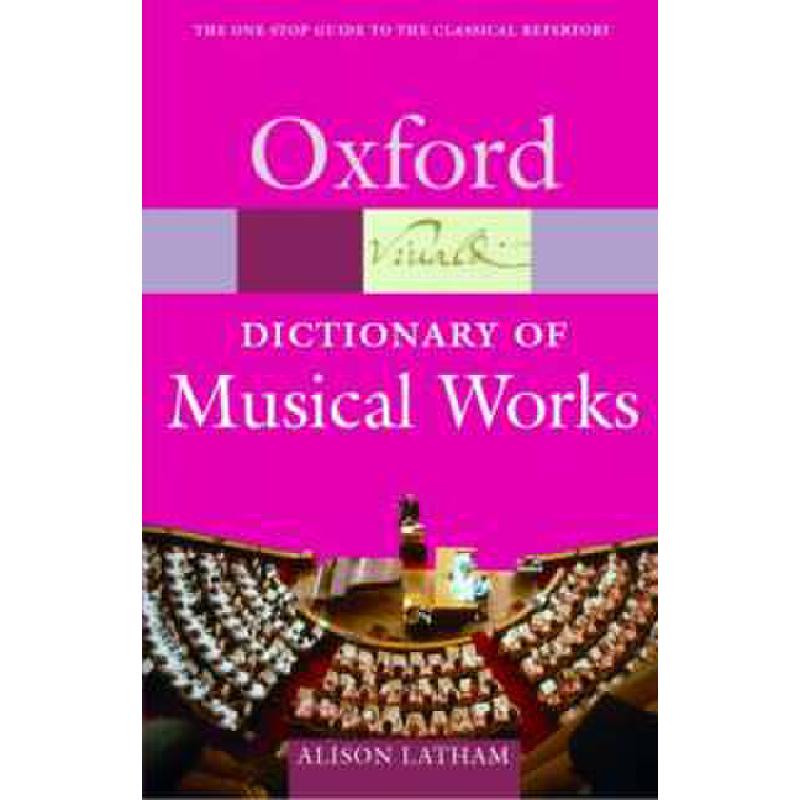 Titelbild für 978-0-19-861020-5 - OXFORD DICTIONARY OF MUSICAL WORKS