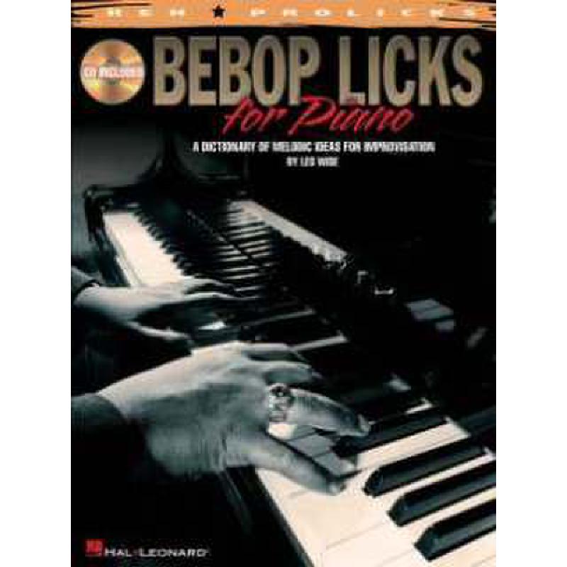 Titelbild für HL 311854 - BEBOP LICKS FOR PIANO