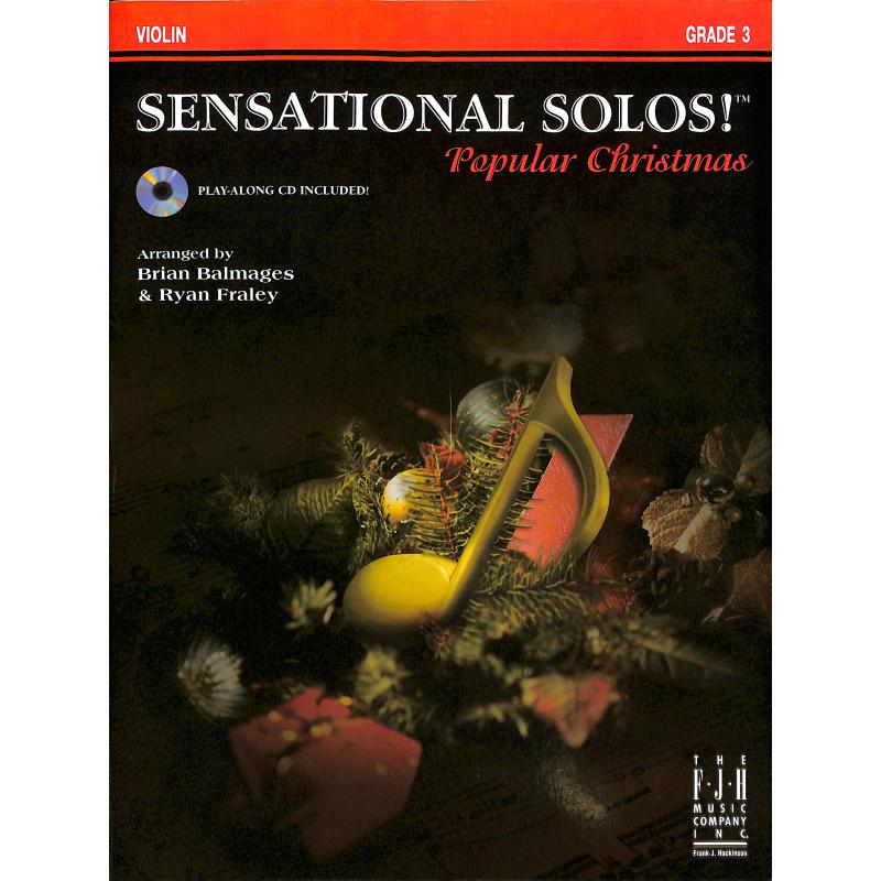 Titelbild für FJH -I1049 - SENSATIONAL SOLOS - POPULAR CHRISTMAS