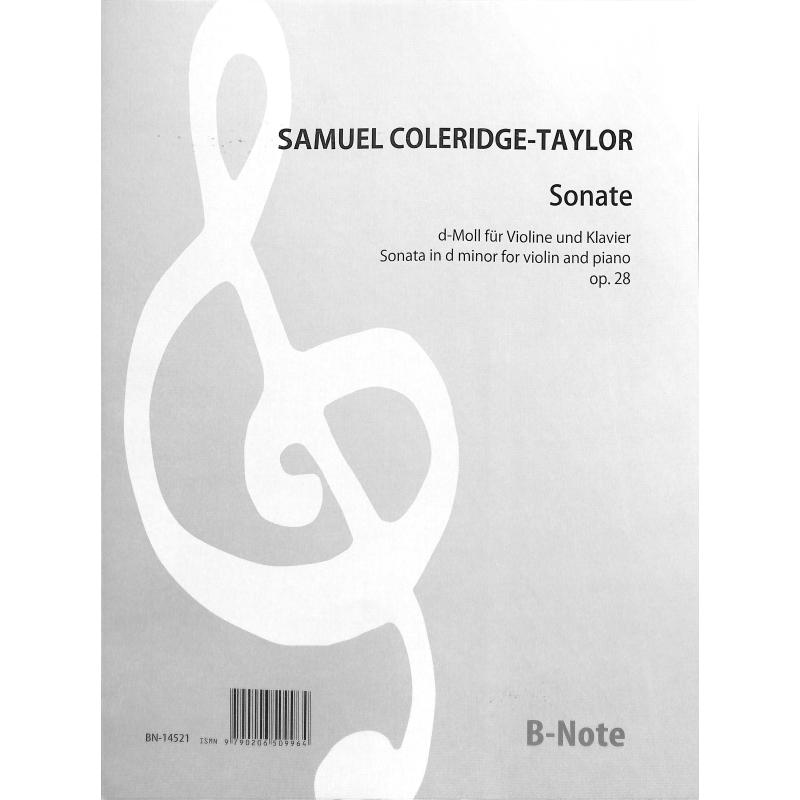Titelbild für BNOTE -BN14521 - Sonate d-moll op 28