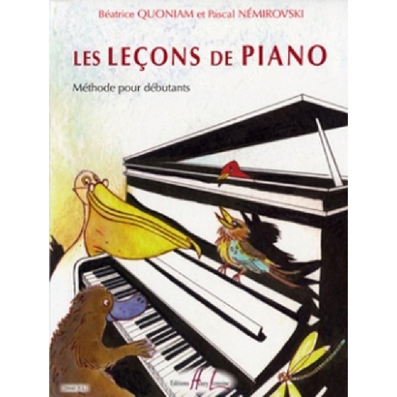 Titelbild für LEMOINE 28445 - LES LECONS DE PIANO