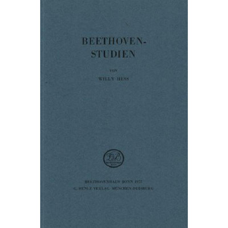 Titelbild für CARUS 47407-00 - BEETHOVEN STUDIEN