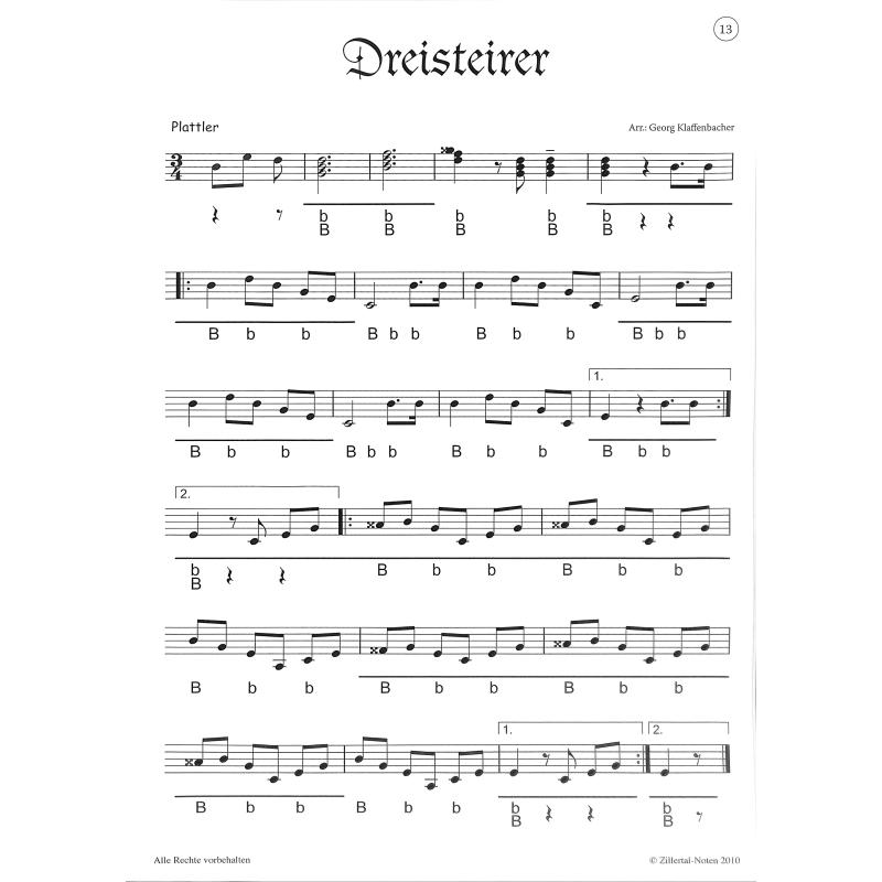 Notenbild für ZILL 10047 - VOLKSTAENZE