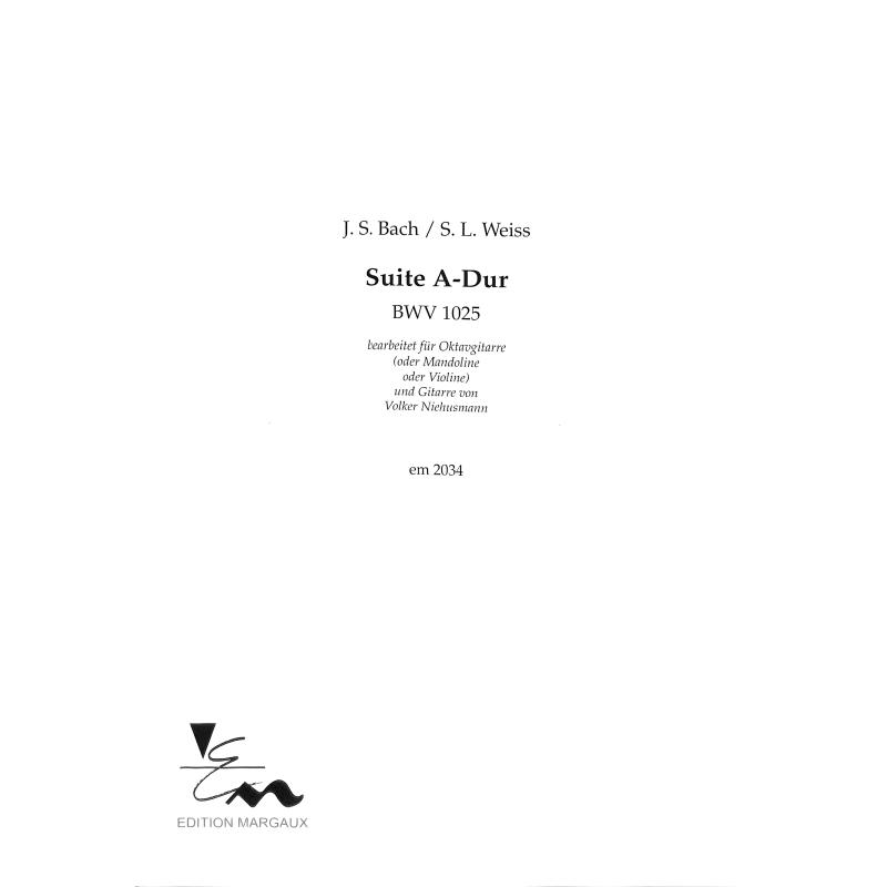 Titelbild für EM 2034 - SUITE A-DUR BWV 1025