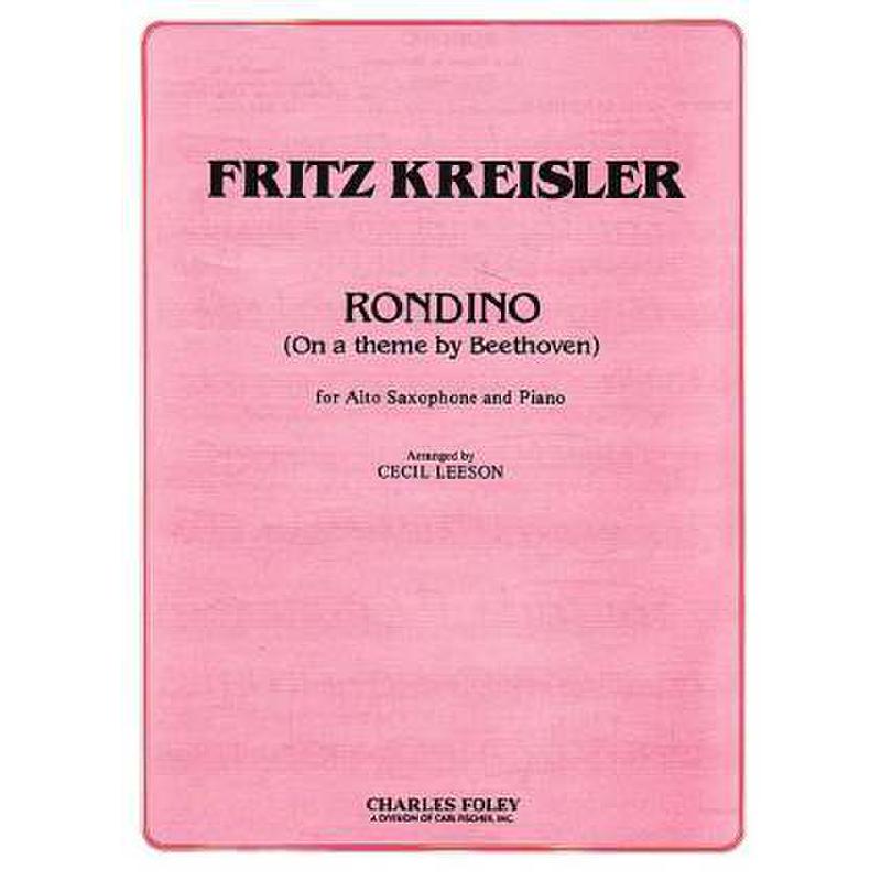 Titelbild für CF -F1702 - RONDINO ON A THEME BY BEETHOVEN