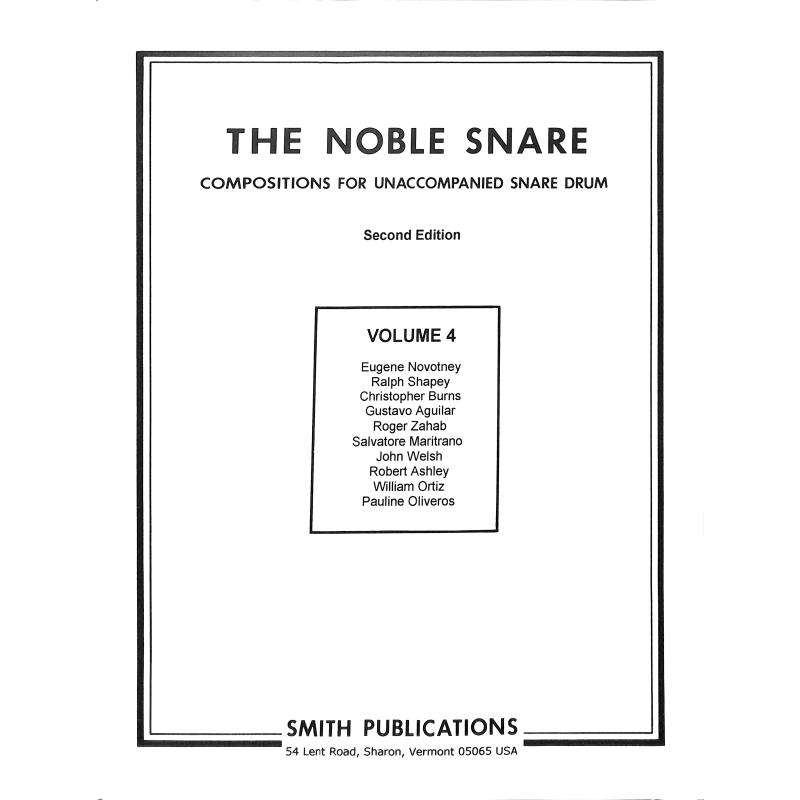 Titelbild für SMITHPUB 014-337 - The noble snare 4