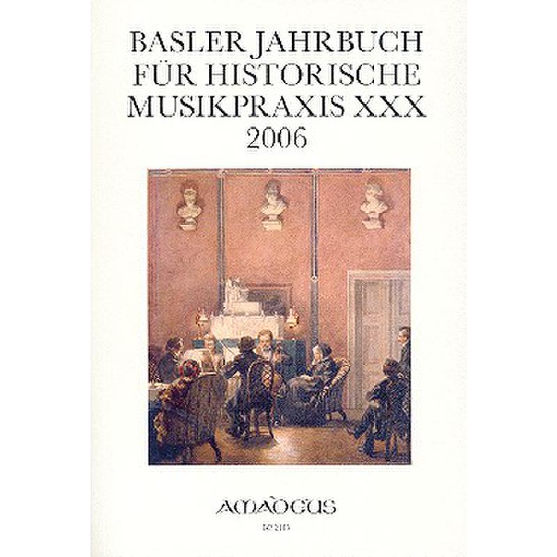 Titelbild für BP 2183 - BASLER JAHRBUCH FUER HISTORISCHE AUFFUEHRUNGSPRAXIS