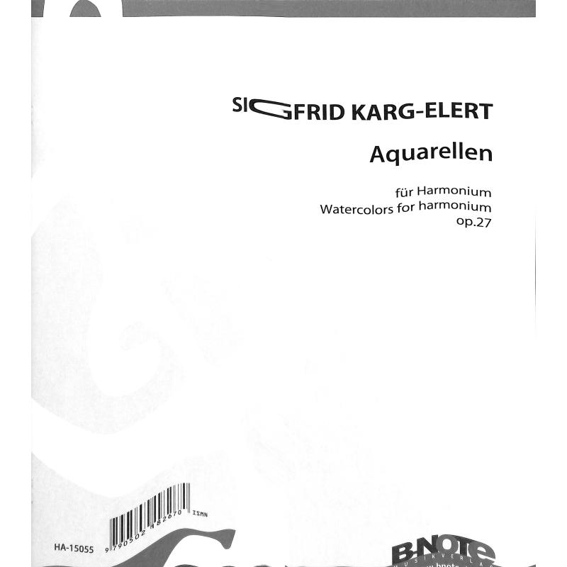 Titelbild für BNOTE -BN15055 - Aquarellen