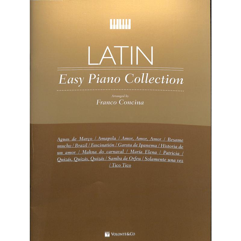 Titelbild für VOLONTE -MB148 - LATIN - EASY PIANO COLLECTION