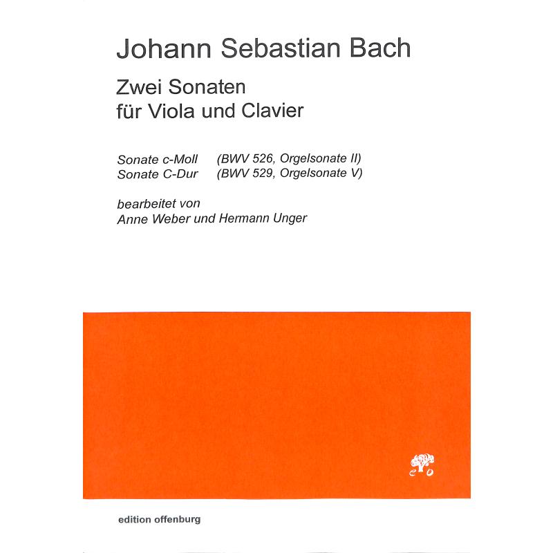 Titelbild für OFFENB -BC-2096 - SONATE 2 C-MOLL BWV 526 + SONATE 5 C-DUR BWV 529