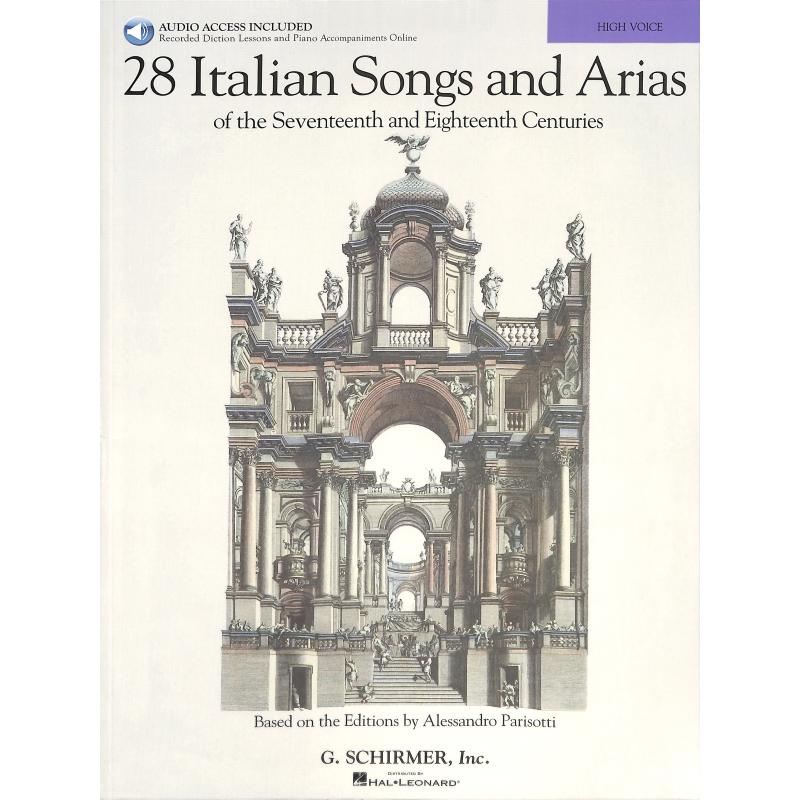 Titelbild für HL 50490105 - 28 ITALIAN SONGS + ARIAS OF THE 17TH + 18TH CENTURIES