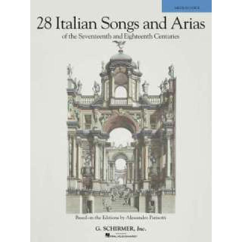 Titelbild für HL 50490106 - 28 ITALIAN SONGS + ARIAS OF THE 17TH + 18TH CENTURIES