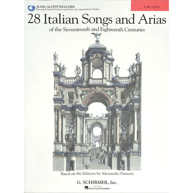 Titelbild für HL 50490109 - 28 ITALIAN SONGS + ARIAS OF THE 17TH + 18TH CENTURIES